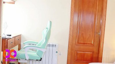 My step cousin plays a joke on me with a realistic chick