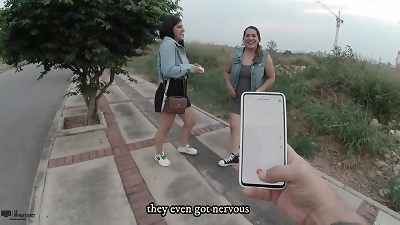 Stranger offers us money in exchange for having an experience with a hitachi in the mall